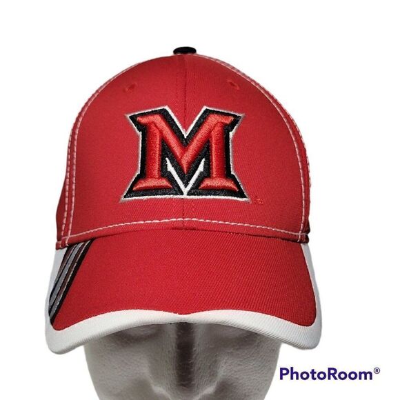 Adidas Miami Redhawks Hat Mens S/M - Picture 3 of 12